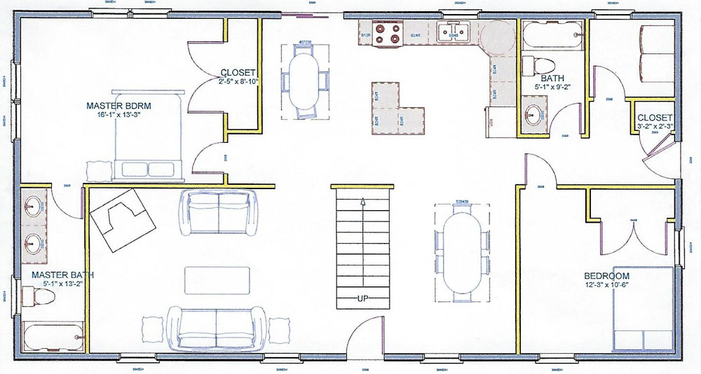 Cape Model floor plan