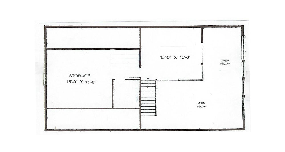 Chalet Home Model floor plan